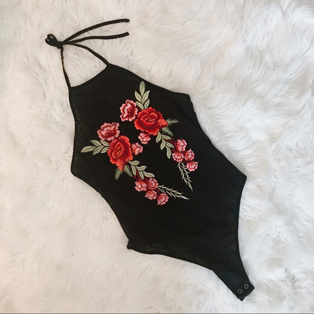 LF floral bodysuit